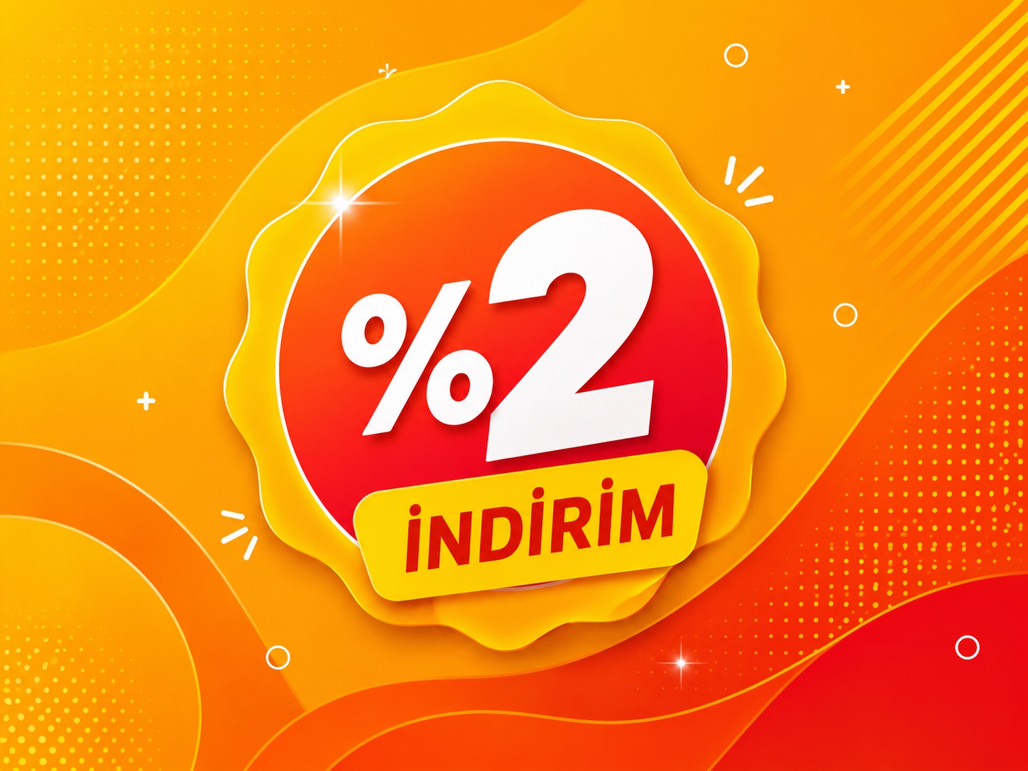 25.000 TL'lik alışverişe %2 indirim.