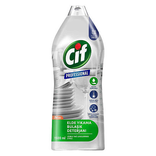 Cif Professional Bulaşık Deterjanı Elde Yıkama 1500ml