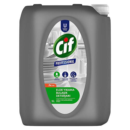 Cif Professional Bulaşık Deterjanı Elde Yıkama 5l