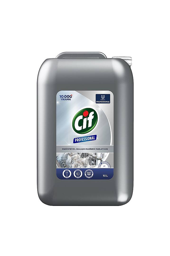 Cif Professional Endüstriyel Bulaşık Makinesi Parlatıcı 10 Lt - 1