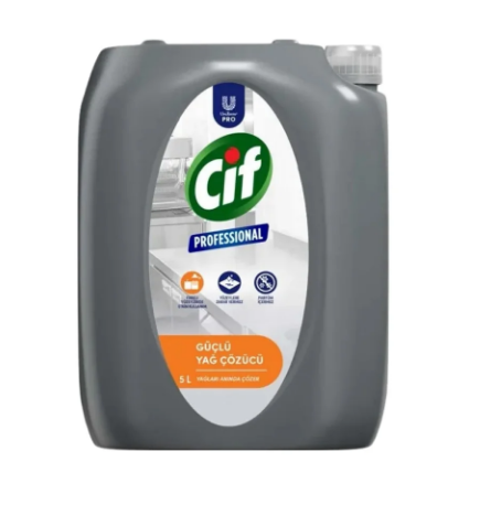 Cif Professional Güçlü Yağ Çözücü 5 Litre