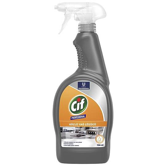 Cif Professional Güçlü Yağ Çözücü Sprey 750 ML