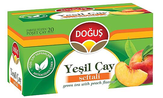 Doğuş Yeşil Çay Şeftali Bitki Çayı 20 Li