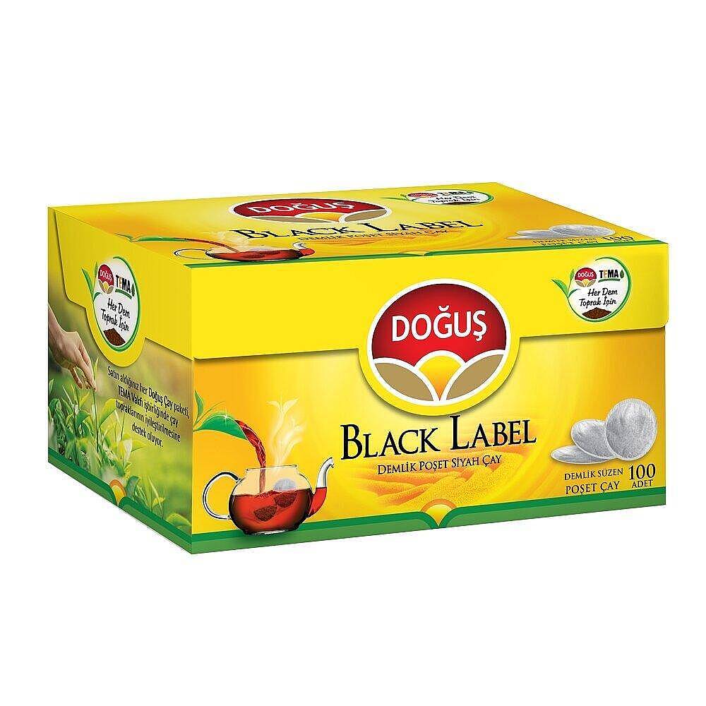 Doğuş Black Label Demlık Poşet Çay 3.2 Gr 100 Lü - 1