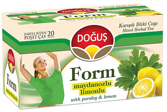 Doğuş Form Maydonozlu Limonlu Bitki Çayı 20'li