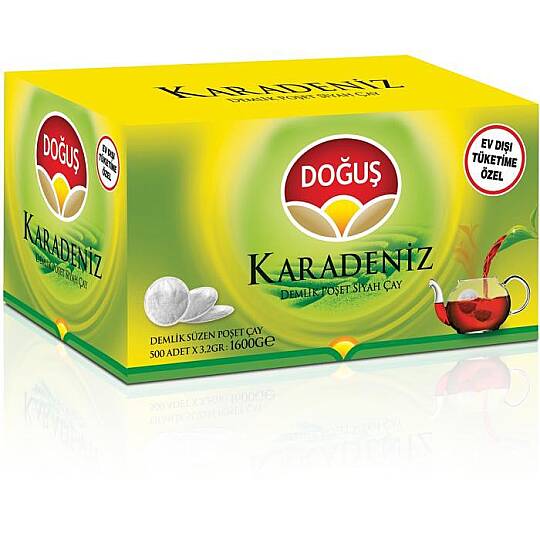 Doğuş Karadenız Bergamot Aromalı Demlik Poşet Çay 3,2gr. 500 Lü