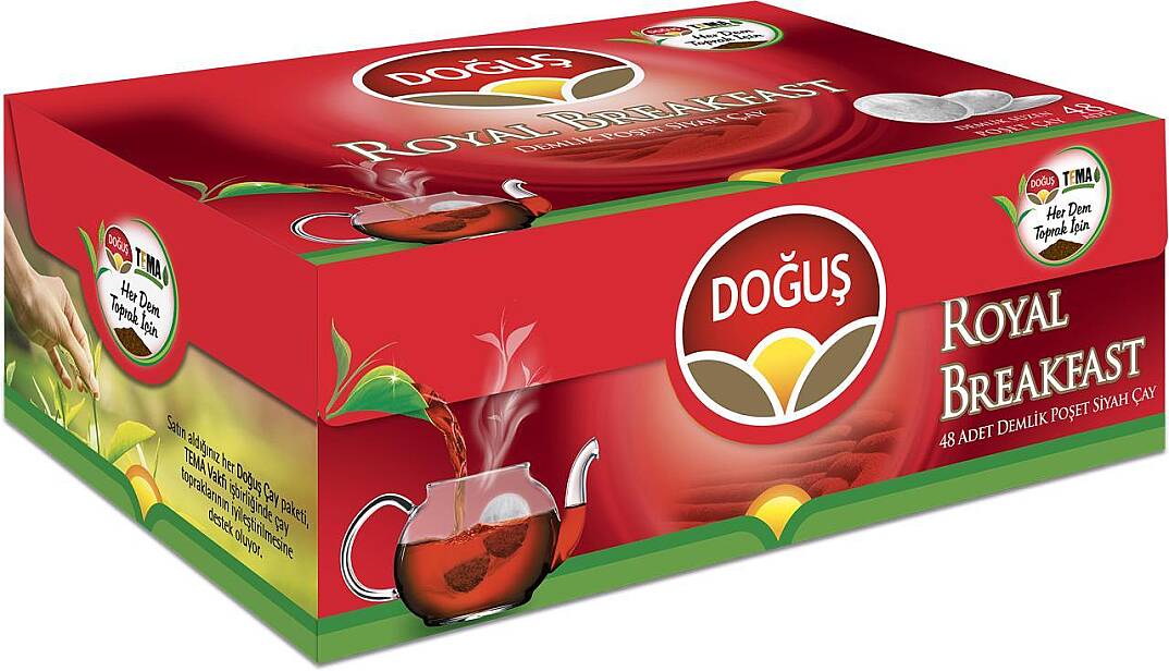 Doğuş Royal Breakfast Demlik Poşet 3,2 Gr. 48li - 1