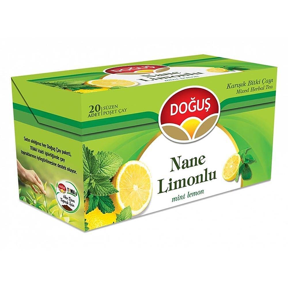 Doğuş Yeşil Çay Limonlu Bitki Çayı 20'li - 1