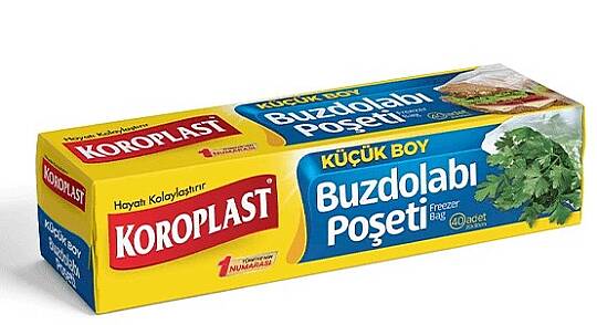 Koroplast Buzdolabı Poşeti Küçük Boy 20x30 40lı