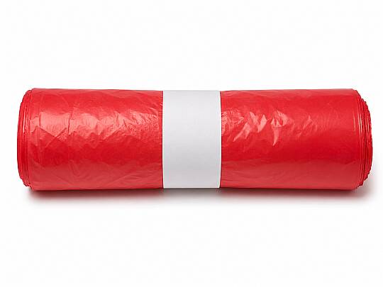 Korur 120*150 Endüstriyel Hantal / Konteyner Boy Çöp Poşeti 800 Gr. Kırmızı