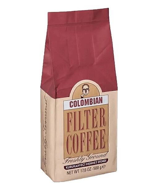 Mehmet Efendi Colombian Çekirdek Filtre Kahve 500gr - 1