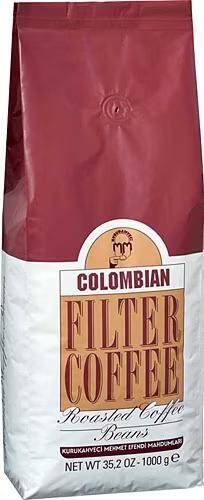 Mehmet Efendi Colombıan Filtre Kahve Kavrulmuş Çekirdek 1000gr