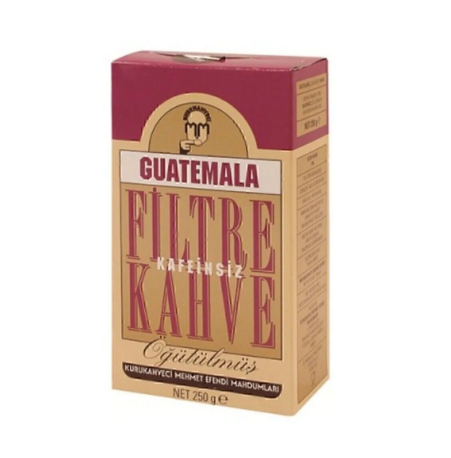 Mehmet Efendi Guatemala Kafeinsiz Filtre Kahve 250gr Vakum Ambalaj
