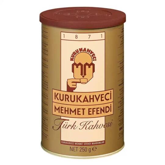 Mehmet Efendi Türk Kahvesi Teneke Kutu 250gr