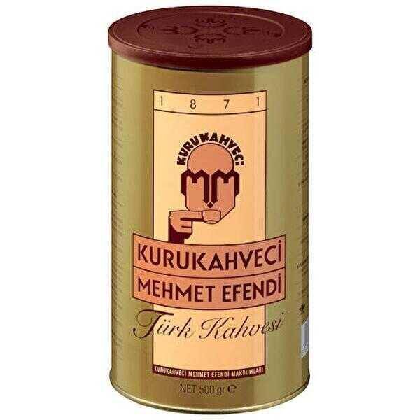 Mehmet Efendi Türk Kahvesi Teneke Kutu 500gr - 1