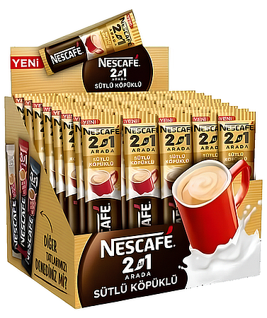 Nescafe 2si1 Arada Sütlü Köpüklü 48*10gr - 1