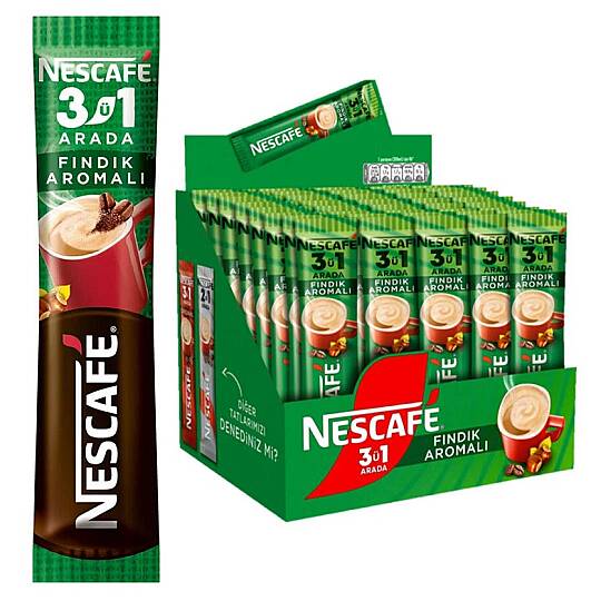 Nescafe 3ü1 Arada Extra Fındıklı 48x17gr