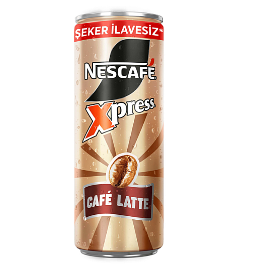 Nescafe xpress Şekersiz Latte 250 ML x24