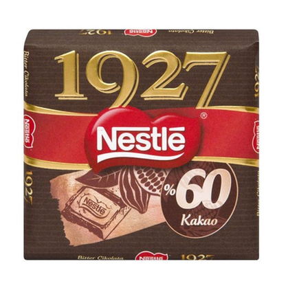 Nestle 1927 Kare %60 Bitter Çikolata 6*60gr. - 1