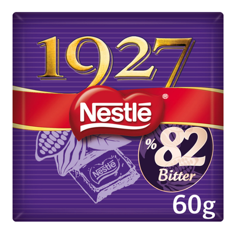 Nestle 1927 Kare %82 Bitter Çikolata 6*60gr. - 1