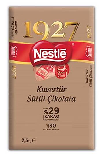 Nestle 1927 Kuvertür Sütlü Çikolata 2,5 Kg