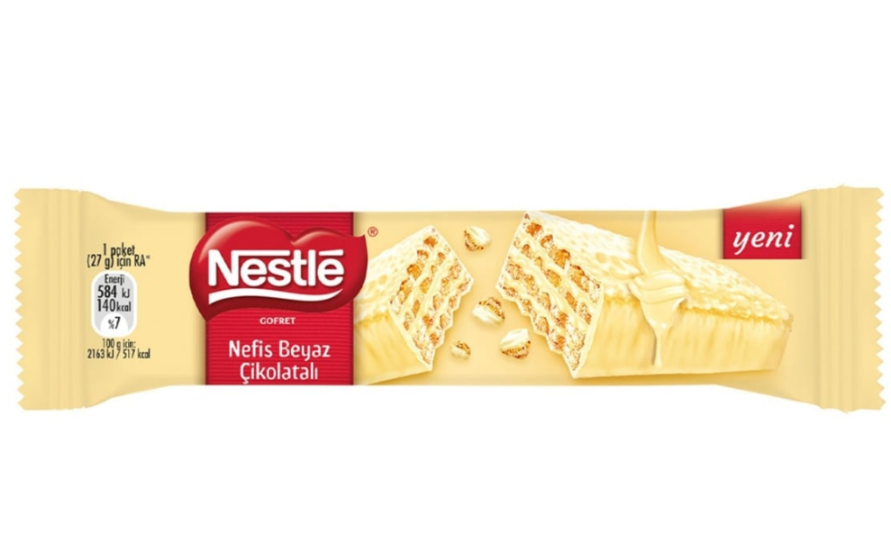 Nestle Beyaz Çıkolatalı Çıtır Gofret 27gr 20li - 1