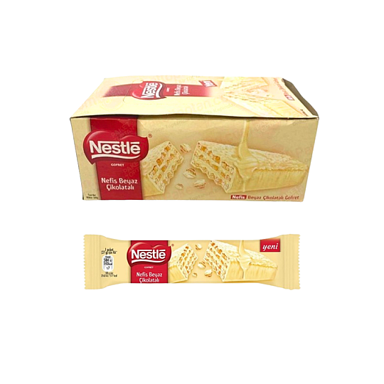 Nestle Beyaz Çıkolatalı Çıtır Gofret 27gr 20li