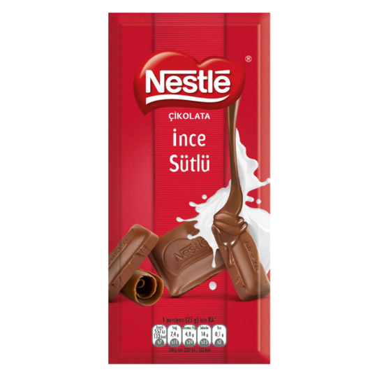 Nestle Classic Dikdörtgen Sütlü Çikolata 65gr. 10lu