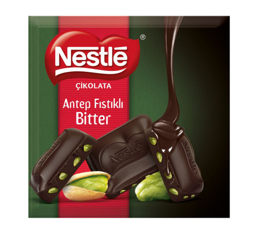 Nestle Classic Kare Bitter Antep Fıstıklı Çikolata 60gr. 6lı
