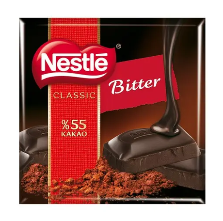 Nestle Classic Kare Bitter Çikolata 6*60gr. - 1