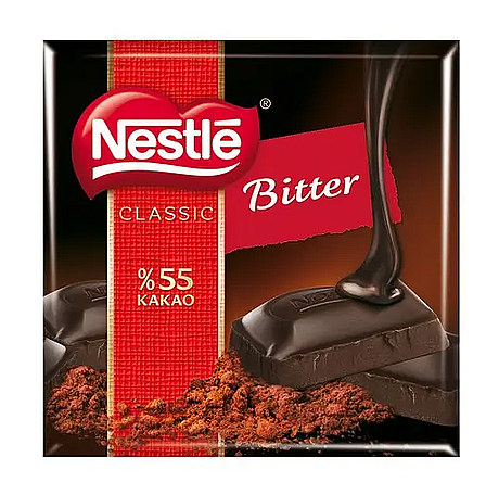 Nestle Classic Kare Bitter Çikolata 60gr. - 1