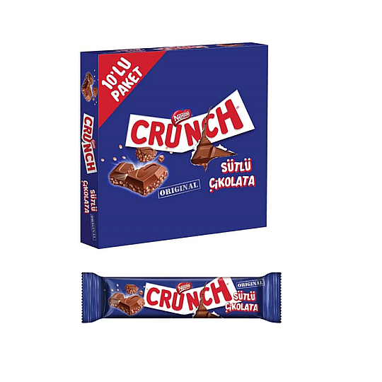 Nestle Crunch Sütlü Çikolata 31,5gr. 30lu