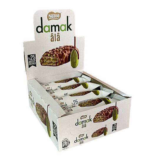 Nestle Damak Ala Gofret Antep Fıstıklı 30 Gr x12