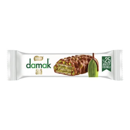 Nestle Damak Ala Gofret Antep Fıstıklı 30 Gr x12