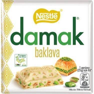 Nestle Damak Kare Çikolata Baklava 6*60 Gr. - 1