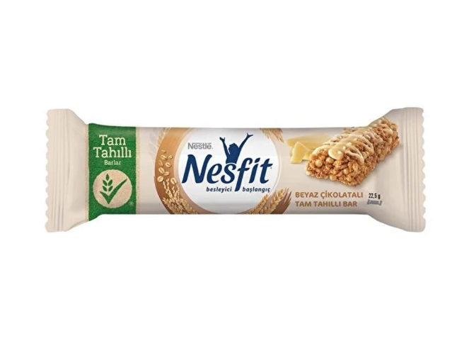Nestle Nesfit Bar Beyaz Çikolatalı 22,50 Gr. 16lı - 1