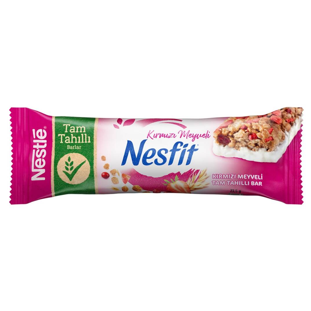 Nestle Nesfit Bar Kırmızı Meyveli 23,50 Gr. 16lı - 1