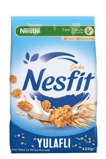 Nestle Nesfit Sade Tahıl Yulaflı Pirinçli 420 Gr x12