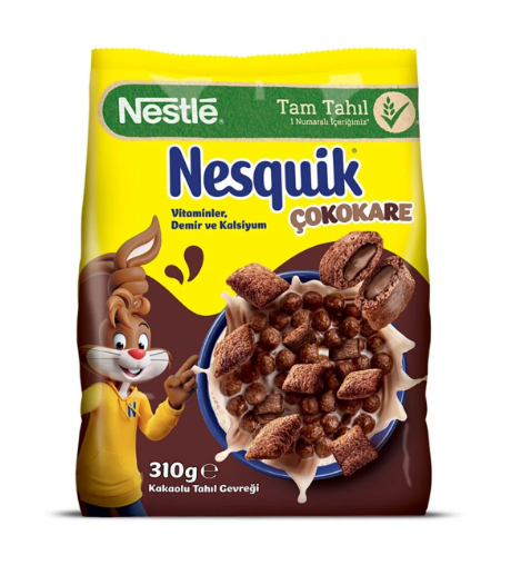 Nestle Nesquık Çokokare Mısır Gevreği 310gr.