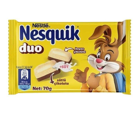 Nestle Nesquık Duo Çikolata 70gr. 6lı - 1
