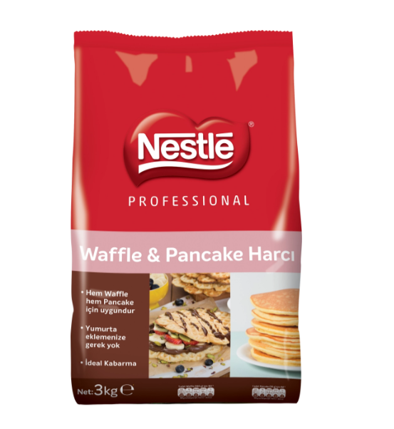 Nestle Professional Waffle & Pankek Harcı 3 Kg - 1