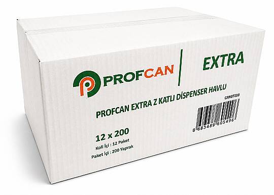 Profcan Extra Z Katlı Dispenser Havlu 20*21 Cm 200*12