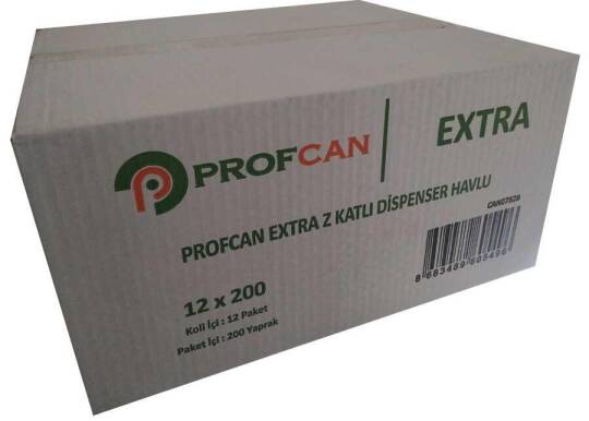Profcan Extra Z Katlı Dispenser Havlu 20*21 Cm 200*12
