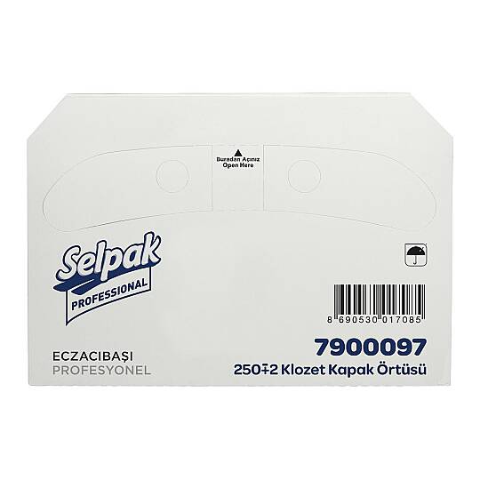 Selpak 7900097 Professional Klozet Kapak Örtüsü 250li