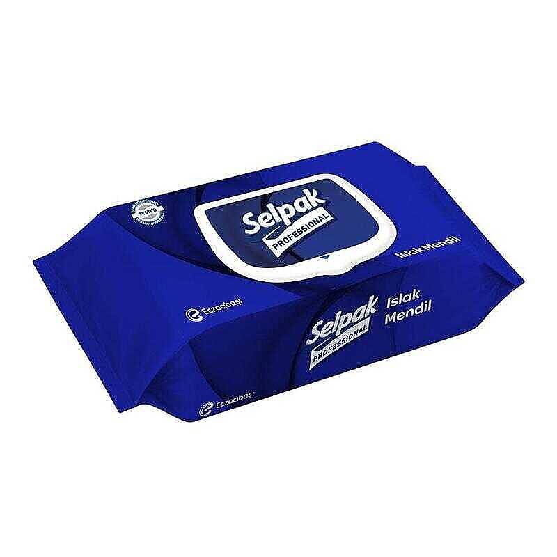 Selpak 7901044 Profesyonel Islak Mendil 60'lı - 1