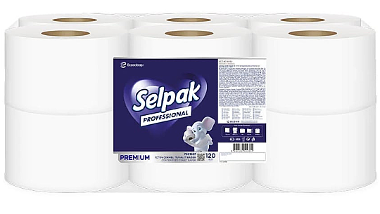 Selpak 7901827 / 7907837 Professional İçten Çekmelı Tuvalet Kağıdı -120 M 12'li