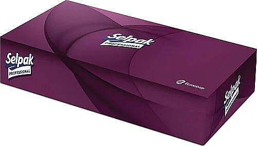 Selpak 7904751 / 7906621 Profesyonel Extra Kutu Mendil 2 Katlı 18 x 21 Cm 80 Yp