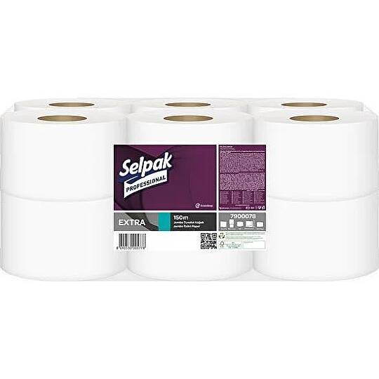 Selpak 7906601 / 7907544 Professional Extra Jumbo Tuvalet Kağıdı-150 Mt x12