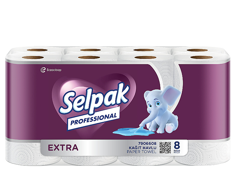 Selpak 7906608 Professional Extra Rulo Havlu 8li - 1