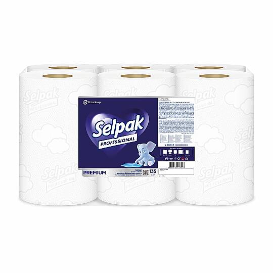Selpak 7906617 Pro Premium Sensörlü Havlu 21cm-135m x6